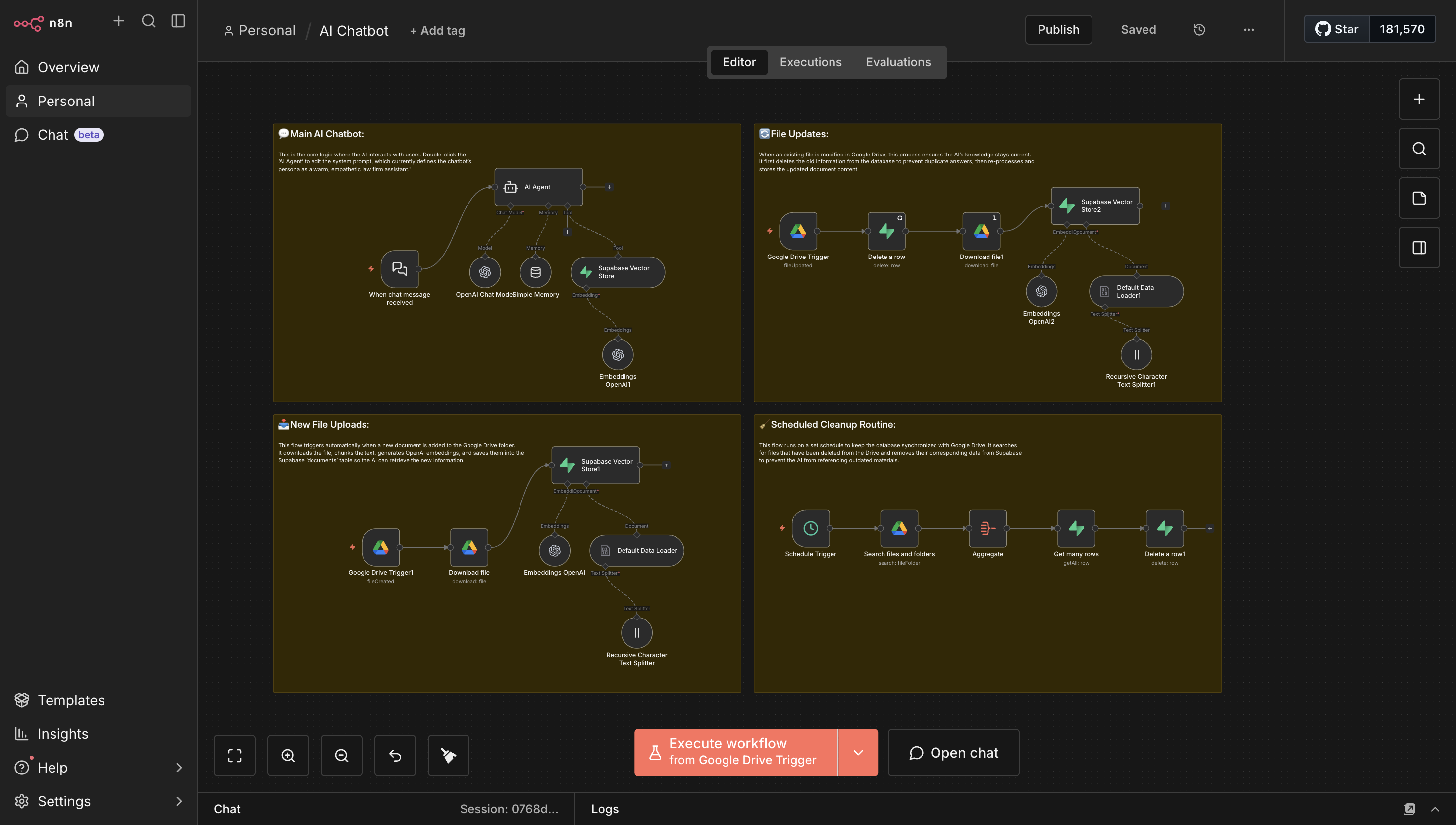 RAG AI Agent Chatbot with Vector Search